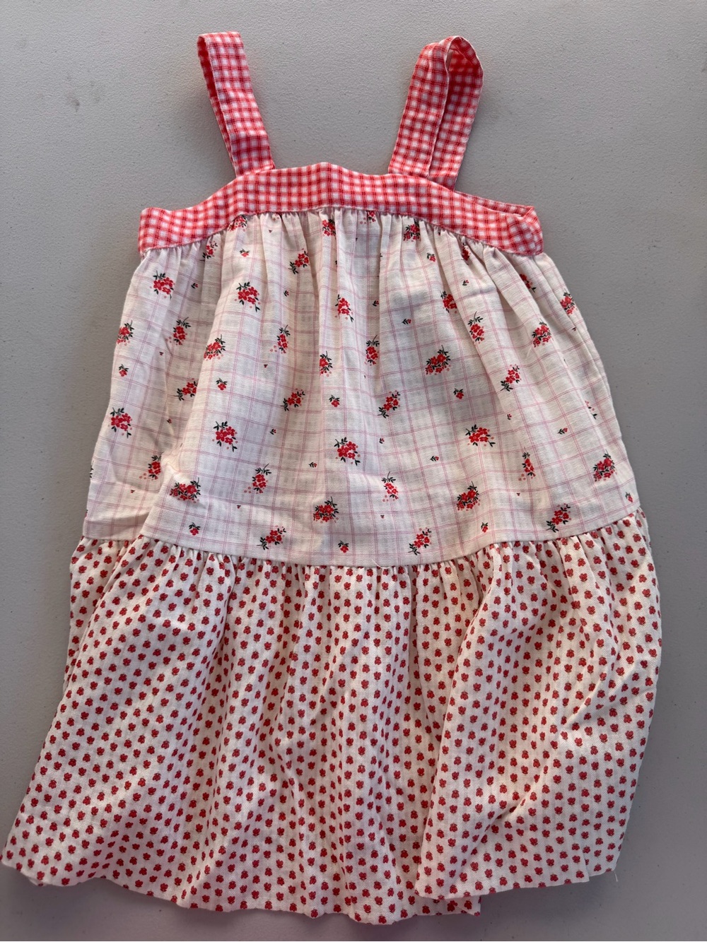 Zara Red and White Gingham Children's Dress